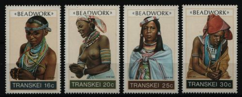 Transkei 1987 - Mi-Nr. 202-205 ** - MNH - Perlschmuck