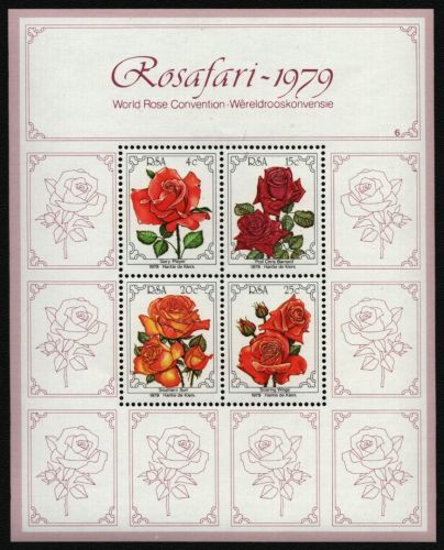 Südafrika 1976 - Mi-Nr. Block 8 ** - MNH - Rosen / Roses