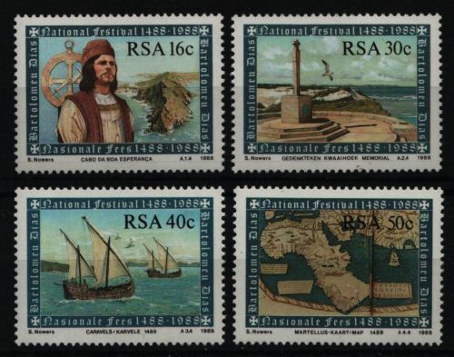 Südafrika 1988 - Mi-Nr. 721-724 ** - MNH - Schiffe / Ships