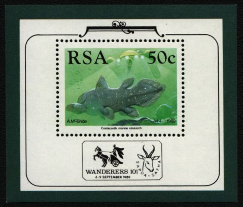 Südafrika 1989 - Mi-Nr. Block 22 ** - MNH - Quastenflosser