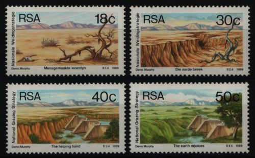 Südafrika 1989 - Mi-Nr. 771-774 ** - MNH - Wiedergewinnung von Weideland