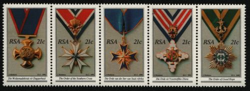Südafrika 1990 - Mi-Nr. 808-812 ** - MNH - Orden