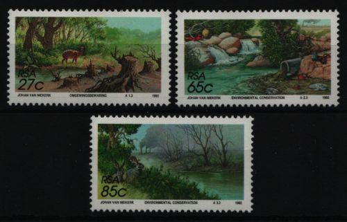 Südafrika 1992 - Mi-Nr. 831-833 ** - MNH - Natur - Landschaften