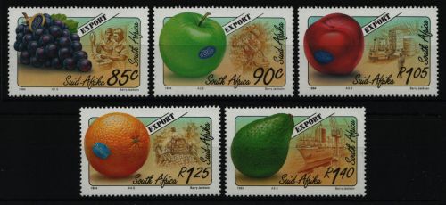 Südafrika 1994 - Mi-Nr. 917-921 ** - MNH - Früchte / Fruits