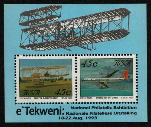 Südafrika 1993 - Mi-Nr. Block 32 ** - MNH - Flugzeuge / Airplanes