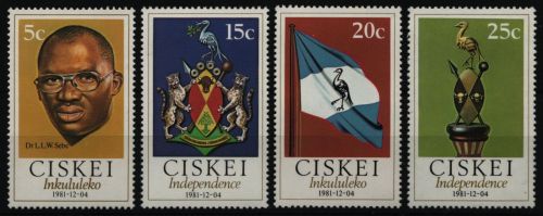 Ciskei 1981 - Mi-Nr. 1-4 ** - MNH - Unabhängigkeit