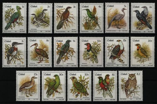 Ciskei 1981 - Mi-Nr. 5-21 ** - MNH - Vögel / Birds