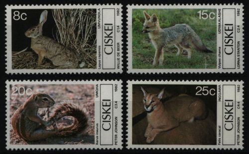 Ciskei 1981 - Mi-Nr. 30-33 ** - MNH - Wildtiere / Wild animals