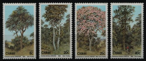 Ciskei 1983 - Mi-Nr. 34-37 ** - MNH - Bäume / Trees