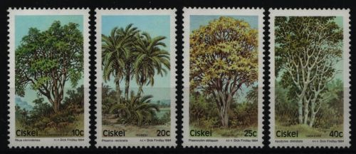 Ciskei 1984 - Mi-Nr. 52-55 ** - MNH - Bäume / Trees