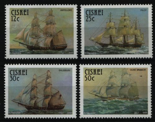 Ciskei 1985 - Mi-Nr. 83-86 ** - MNH - Schiffe / Ships