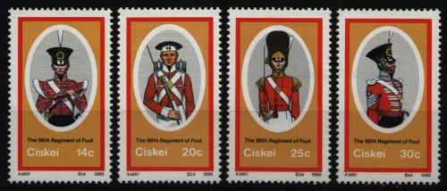 Ciskei 1986 - Mi-Nr. 98-101 ** - MNH - Uniformen / Uniforms