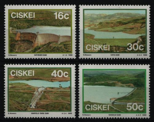 Ciskei 1989 - Mi-Nr. 149-152 ** - MNH - Staudämme