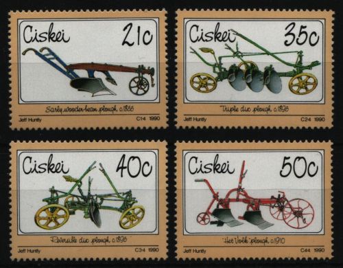 Ciskei 1990 - Mi-Nr. 175-178 ** - MNH - Landwirtschaftliche Geräte