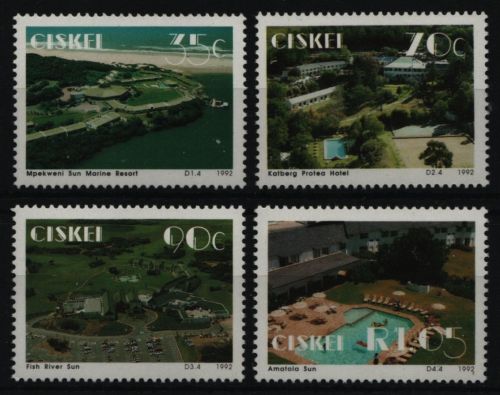 Ciskei 1992 - Mi-Nr. 224-227 ** - MNH - Hotels