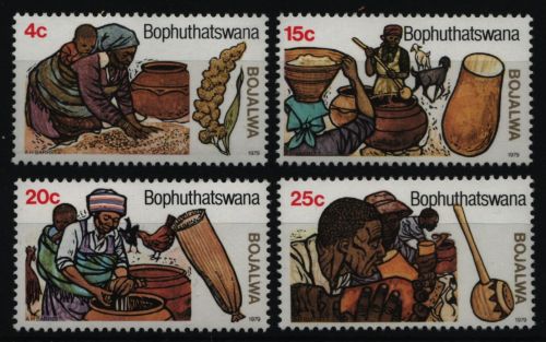 Bophuthatswana 1979 - Mi-Nr. 37-40 ** - MNH - Hirsebier
