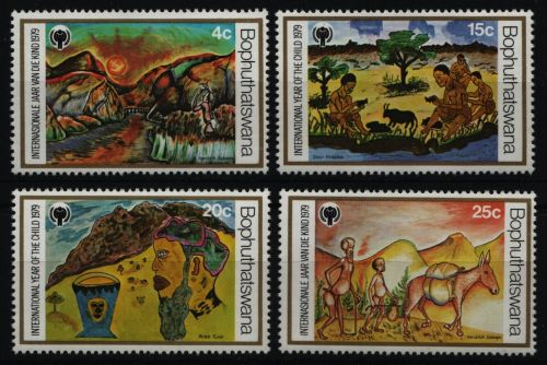 Bophuthatswana 1979 - Mi-Nr. 43-46 ** - MNH - Jahr des Kindes