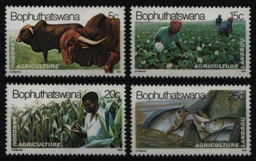 Bophuthatswana 1979 - Mi-Nr. 51-54 ** - MNH - Landwirtschaft / Agriculture