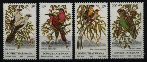 Bophuthatswana 1980 - Mi-Nr. 60-63 ** - MNH - Vögel / Birds