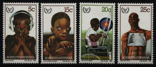 Bophuthatswana 1981 - Mi-Nr. 68-71 ** - MNH - Jahr der Behinderten