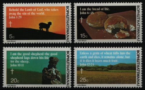 Bophuthatswana 1981 - Mi-Nr. 72-75 ** - MNH - Biblische Geschichten