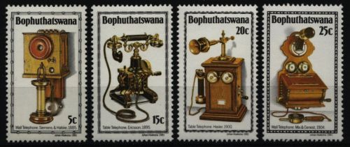 Bophuthatswana 1981 - Mi-Nr. 76-79 ** - MNH - Telefon