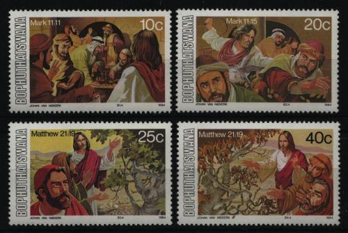 Bophuthatswana 1984 - Mi-Nr. 120-123 ** - MNH - Biblische Geschichten