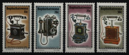Bophuthatswana 1984 - Mi-Nr. 125-128 ** - MNH - Telefon