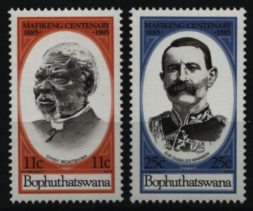 Bophuthatswana 1985 - Mi-Nr. 137-138 ** - MNH - Mafeking