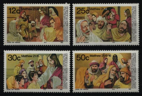 Bophuthatswana 1985 - Mi-Nr. 140-143 ** - MNH - Biblische Geschichten