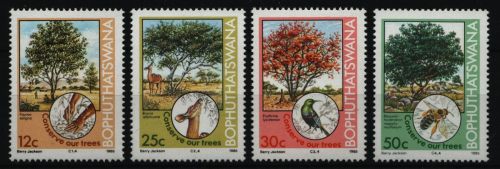 Bophuthatswana 1985 - Mi-Nr. 144-147 ** - MNH - Flora & Fauna