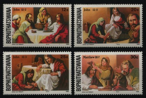 Bophuthatswana 1986 - Mi-Nr. 165-168 ** - MNH - Biblische Geschichten