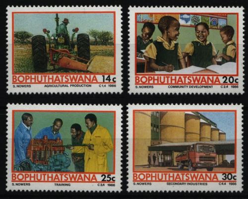 Bophuthatswana 1986 - Mi-Nr. 173-176 ** - MNH - Landwirtschaft