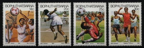 Bophuthatswana 1987 - Mi-Nr. 181-184 ** - MNH - Sport