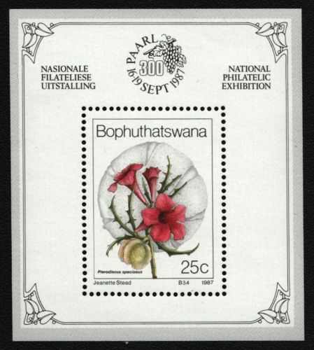 Bophuthatswana 1987 - Mi-Nr. Block 2 ** - MNH - Blumen / Flowers