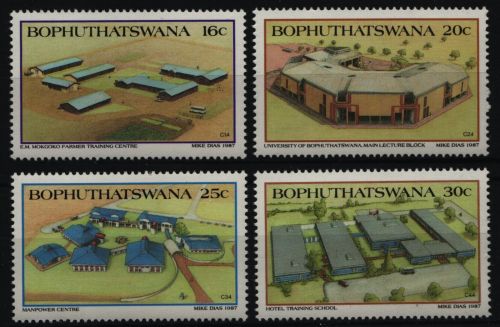 Bophuthatswana 1987 - Mi-Nr. 190-193 ** - MNH - Hochschulen