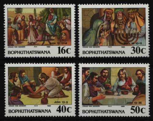 Bophuthatswana 1988 - Mi-Nr. 198-201 ** - MNH - Biblische Geschichten