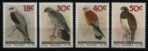Bophuthatswana 1989 - Mi-Nr. 223-226 ** - MNH - Vögel / Birds