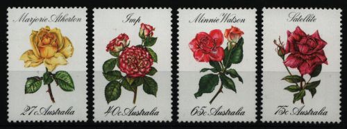 Australien 1982 - Mi-Nr. 789-792 ** - MNH - Rosen / Roses