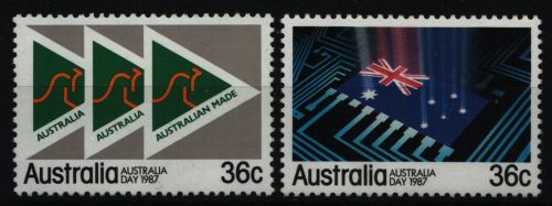 Australien 1987 - Mi-Nr. 1013-1014 ** - MNH - Nationalfeiertag