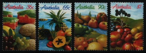 Australien 1987 - Mi-Nr. 1019-1022 ** - MNH - Früchte / Fruits