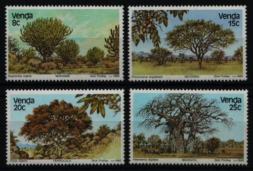 Venda 1982 - Mi-Nr. 62-65 ** - MNH - Bäume / Trees