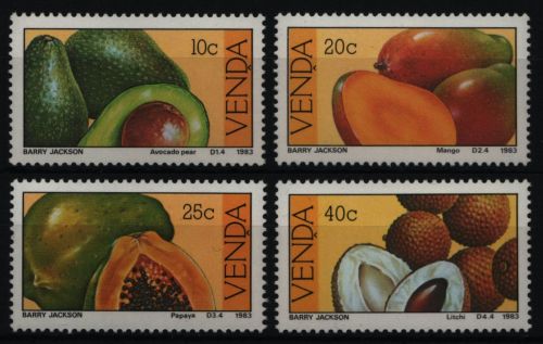 Venda 1982 - Mi-Nr. 82-85 ** - MNH - Früchte / Fruits