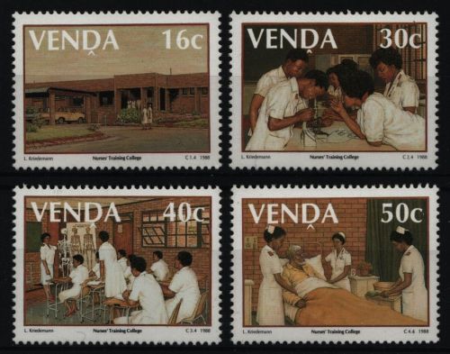 Venda 1988 - Mi-Nr. 175-178 ** - MNH - Schwesternschule