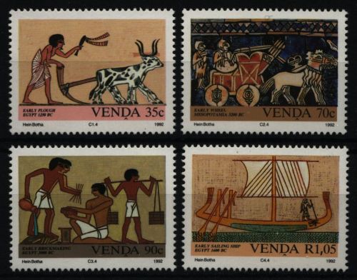 Venda 1992 - Mi-Nr. 242-245 ** - MNH - Erfindungen