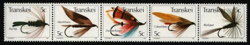 Transkei 1980 - Mi-Nr. 65-69 ** - MNH - Künstliche Fliegen (II)