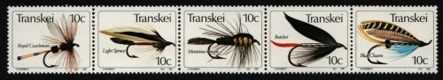 Transkei 1982 - Mi-Nr. 98-102 ** - MNH - Künstliche Fliegen (I)