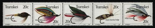 Transkei 1983 - Mi-Nr. 115-119 ** - MNH - Künstliche Fliegen (I)