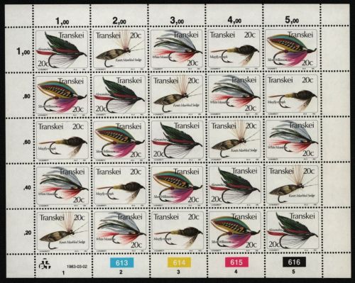 Transkei 1983 - Mi-Nr. 115-119 ** - MNH - KLB - Künstliche Fliegen