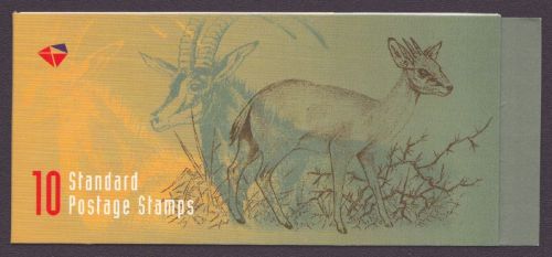 Südafrika 1998 - Mi-Nr. 1124-1128 Y D ** - MNH - Heft - Wildtiere / Wild animals